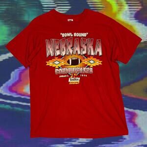 Vintage 1996 Fiesta Bowl Nebraska Corn Huskers Shirt